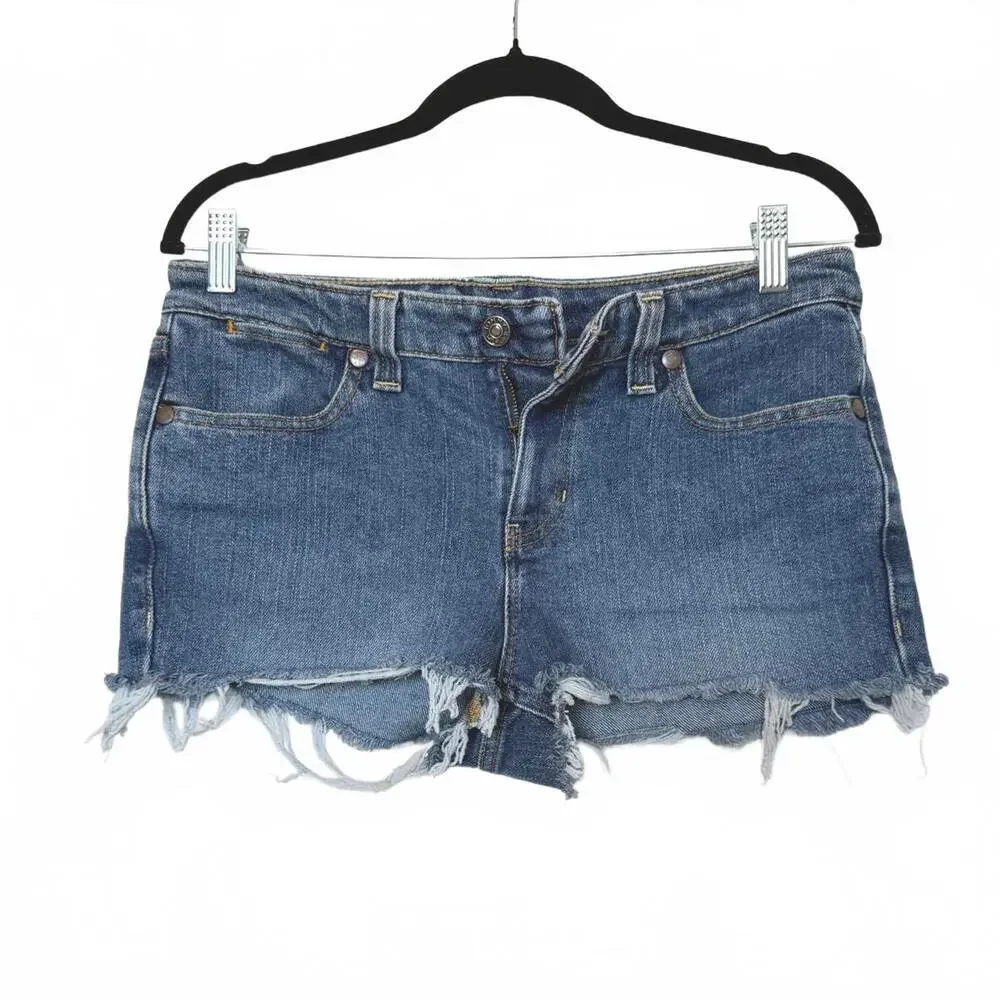 Tommy Hilfiger Denim Jean Cut off Short Shorts size 4 - Picture 3 of 6